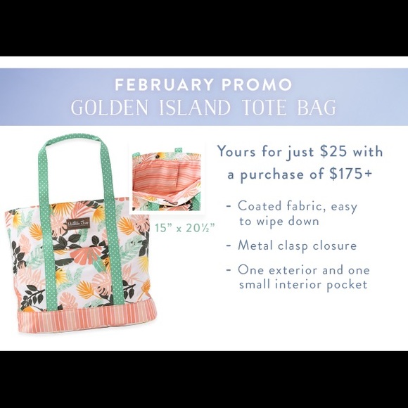 Golden island Matilda Jane Beach Bag - Picture 6 of 6